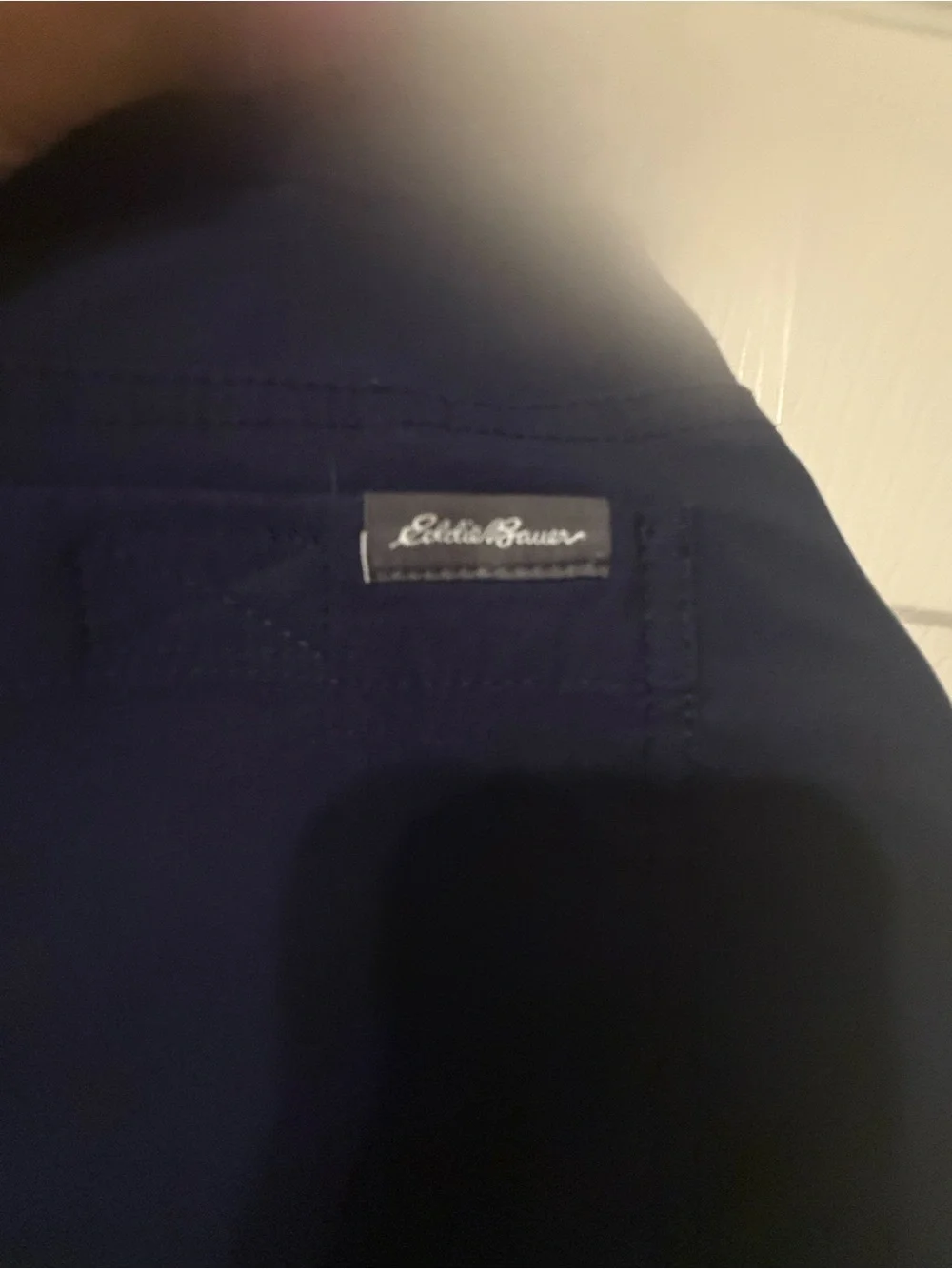 Eddie Bauer Men's Dark Navy Cargo Travel Pants
